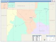 Beckham <br /> Wall Map <br /> Color Cast Style 2025 Map