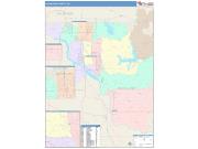 Cleveland <br /> Wall Map <br /> Color Cast Style 2025 Map