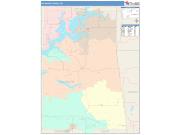 Delaware <br /> Wall Map <br /> Color Cast Style 2025 Map
