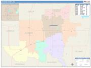 Jackson <br /> Wall Map <br /> Color Cast Style 2025 Map