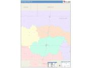 Kingfisher <br /> Wall Map <br /> Color Cast Style 2025 Map
