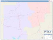 Latimer <br /> Wall Map <br /> Color Cast Style 2025 Map