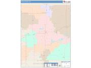 Lincoln <br /> Wall Map <br /> Color Cast Style 2025 Map