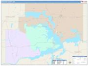 McIntosh <br /> Wall Map <br /> Color Cast Style 2025 Map