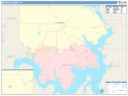 Marshall <br /> Wall Map <br /> Color Cast Style 2025 Map