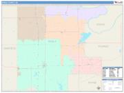 Noble <br /> Wall Map <br /> Color Cast Style 2025 Map