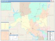 Osage <br /> Wall Map <br /> Color Cast Style 2025 Map