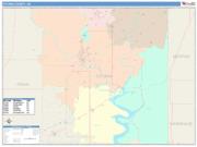 Ottawa <br /> Wall Map <br /> Color Cast Style 2025 Map