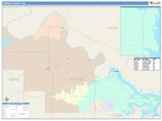Pawnee <br /> Wall Map <br /> Color Cast Style 2025 Map