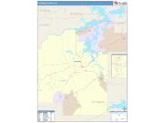 Pittsburg <br /> Wall Map <br /> Color Cast Style 2025 Map