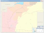 Pushmataha <br /> Wall Map <br /> Color Cast Style 2025 Map