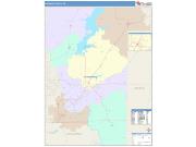 Rogers <br /> Wall Map <br /> Color Cast Style 2025 Map