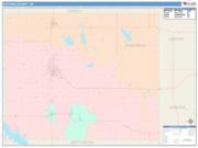 Stephens <br /> Wall Map <br /> Color Cast Style 2025 Map