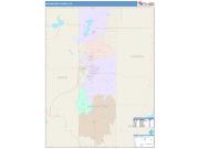Washington <br /> Wall Map <br /> Color Cast Style 2025 Map