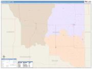 Woods <br /> Wall Map <br /> Color Cast Style 2025 Map