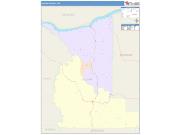 Gilliam <br /> Wall Map <br /> Color Cast Style 2025 Map