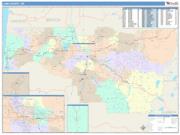 Lane <br /> Wall Map <br /> Color Cast Style 2025 Map