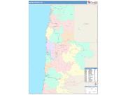 Lincoln <br /> Wall Map <br /> Color Cast Style 2025 Map