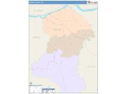 Sherman <br /> Wall Map <br /> Color Cast Style 2025 Map