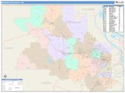Washington <br /> Wall Map <br /> Color Cast Style 2025 Map