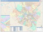 Allegheny <br /> Wall Map <br /> Color Cast Style 2025 Map