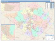Berks <br /> Wall Map <br /> Color Cast Style 2025 Map