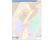 Blair <br /> Wall Map <br /> Color Cast Style 2025 Map