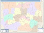 Bradford <br /> Wall Map <br /> Color Cast Style 2025 Map
