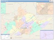 Centre <br /> Wall Map <br /> Color Cast Style 2025 Map