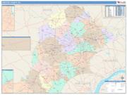 Chester <br /> Wall Map <br /> Color Cast Style 2025 Map