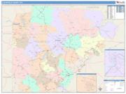 Clearfield <br /> Wall Map <br /> Color Cast Style 2025 Map