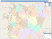 Fayette <br /> Wall Map <br /> Color Cast Style 2025 Map