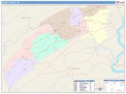 Juniata <br /> Wall Map <br /> Color Cast Style 2025 Map