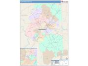 Lackawanna <br /> Wall Map <br /> Color Cast Style 2025 Map