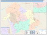Lebanon <br /> Wall Map <br /> Color Cast Style 2025 Map
