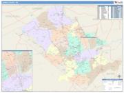 Lehigh <br /> Wall Map <br /> Color Cast Style 2024 Map