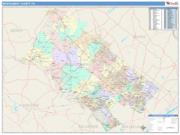Montgomery <br /> Wall Map <br /> Color Cast Style 2025 Map