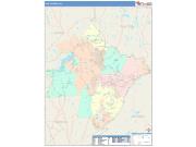Pike <br /> Wall Map <br /> Color Cast Style 2025 Map