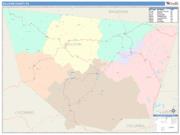 Sullivan <br /> Wall Map <br /> Color Cast Style 2025 Map