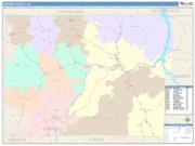 Warren <br /> Wall Map <br /> Color Cast Style 2025 Map