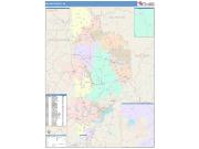 Wayne <br /> Wall Map <br /> Color Cast Style 2025 Map