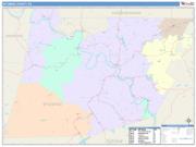 Wyoming <br /> Wall Map <br /> Color Cast Style 2025 Map