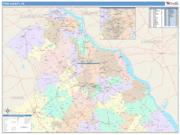 York <br /> Wall Map <br /> Color Cast Style 2025 Map