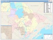Berkeley <br /> Wall Map <br /> Color Cast Style 2025 Map