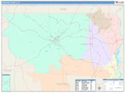 Chester <br /> Wall Map <br /> Color Cast Style 2025 Map