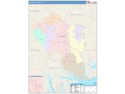 Colleton <br /> Wall Map <br /> Color Cast Style 2025 Map
