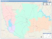 Fairfield <br /> Wall Map <br /> Color Cast Style 2025 Map