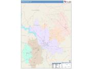 Kershaw <br /> Wall Map <br /> Color Cast Style 2025 Map