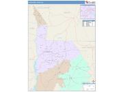 Lancaster <br /> Wall Map <br /> Color Cast Style 2025 Map