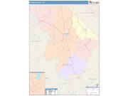 Marlboro <br /> Wall Map <br /> Color Cast Style 2025 Map